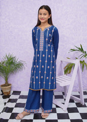 Modest Stitched 2 Piece Emb Cotton Collection'2024-D-8495