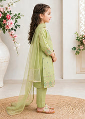 Modest Stitched 3 Piece Festive Formals Suit-11180-Grn