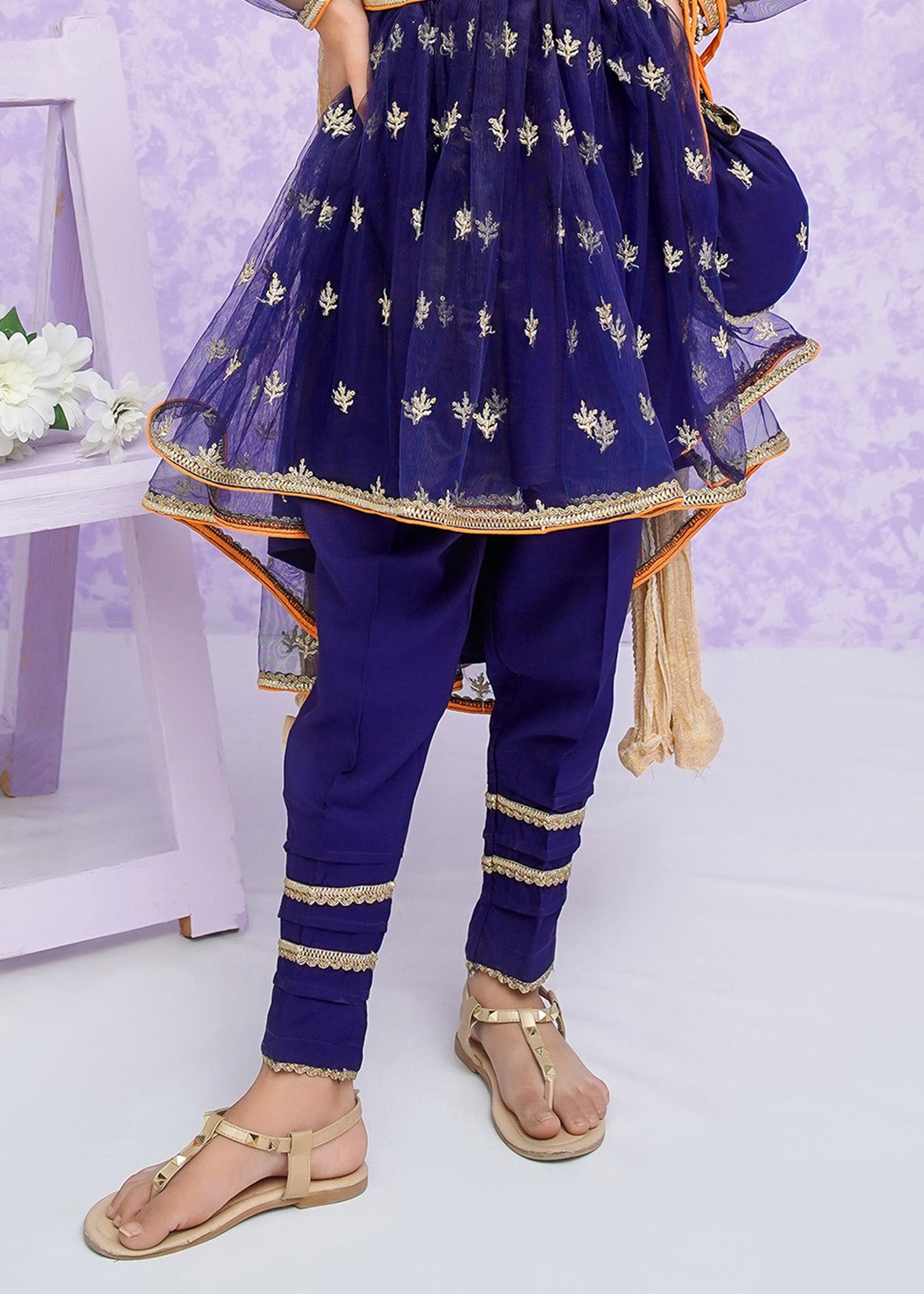 Modest Stitched 3 Piece Kids Festive Formals Edit-02 Collection'2024-Zahri