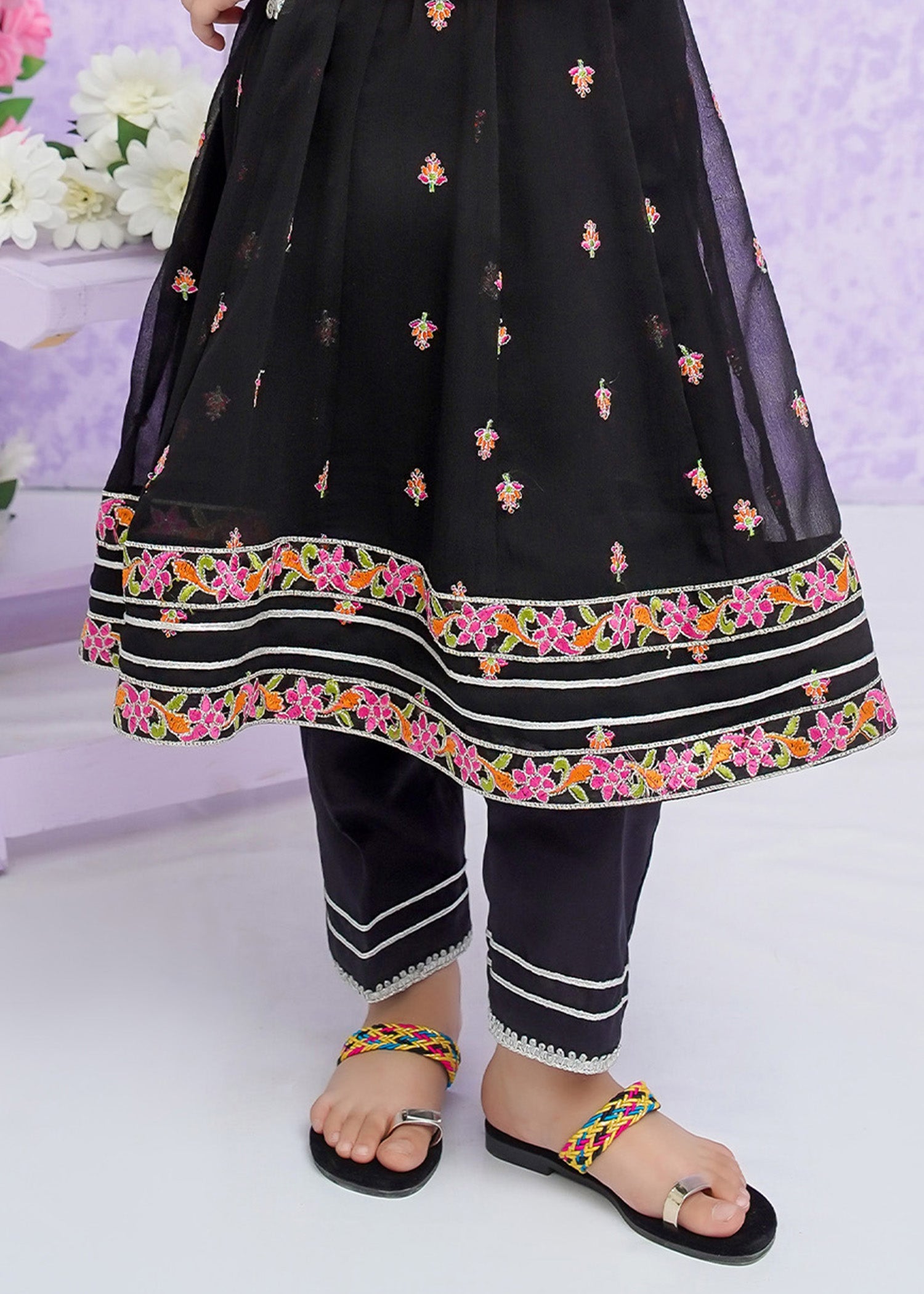 Modest Stitched 3 Piece Kids Festive Formals Edit-02 Collection'2024-Zaria