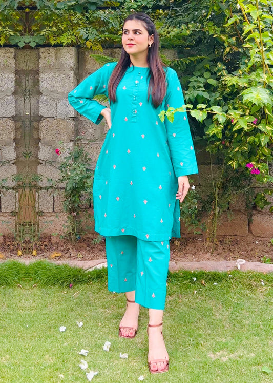 Modest West Stitched 2 Piece Festive Collection-Saira