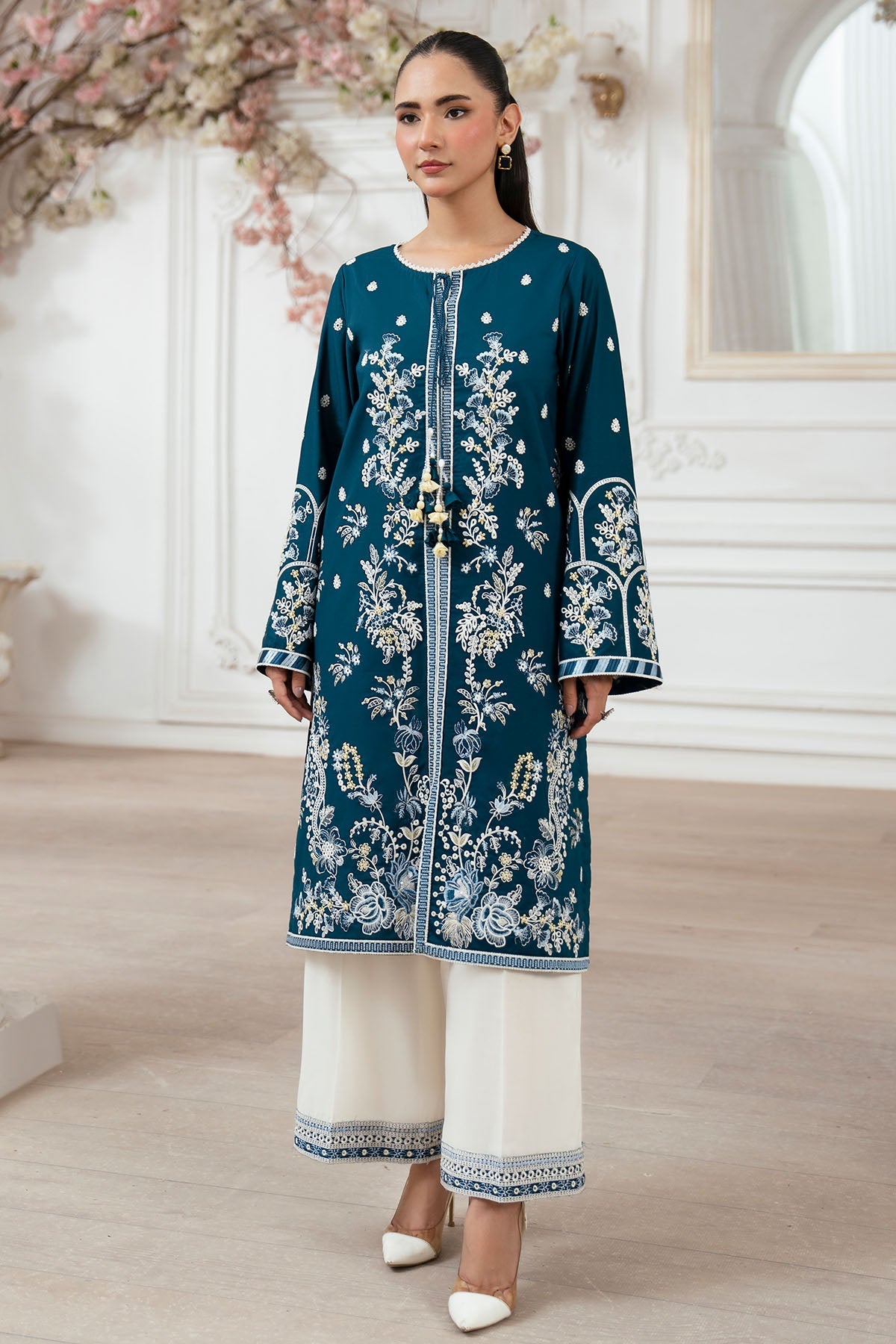 Kianna Pret By Imrozia Serene Stitched Summer Lawn Collection'2025-SP-79 Ishana