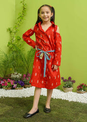 Modest Stitched Summer Kids Collection'2024-Rosy