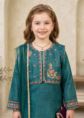 Modest Stitched 3 Piece Festive Formals Suit-11150-Grn