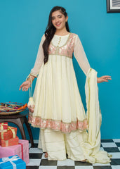 Modest Stitched 3 Piece Kids Festive Formals Edit-02 Collection'2024-Gulnaaz