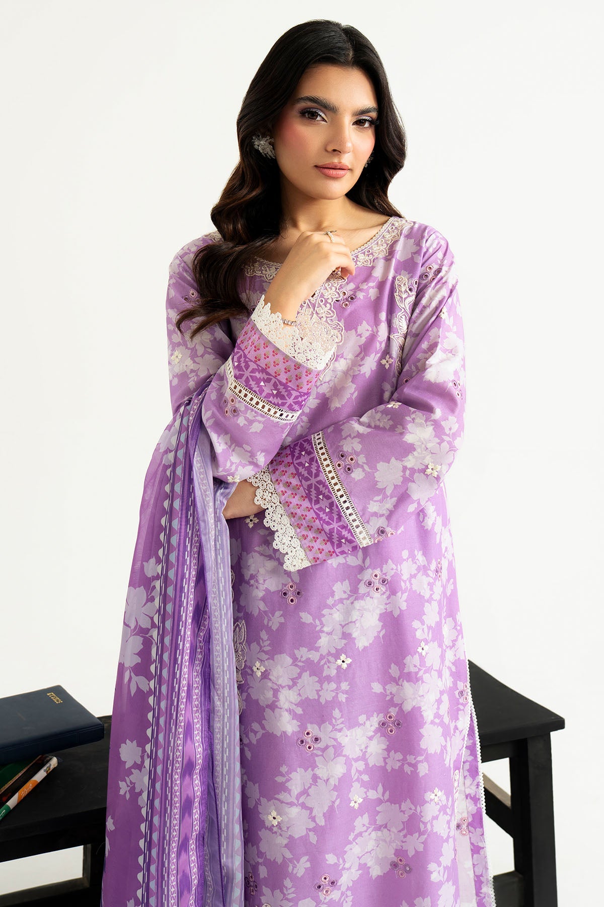 Sifa By Imrozia Serene Stitched 3 Piece Summer Collection'2025-SP-96 Lina