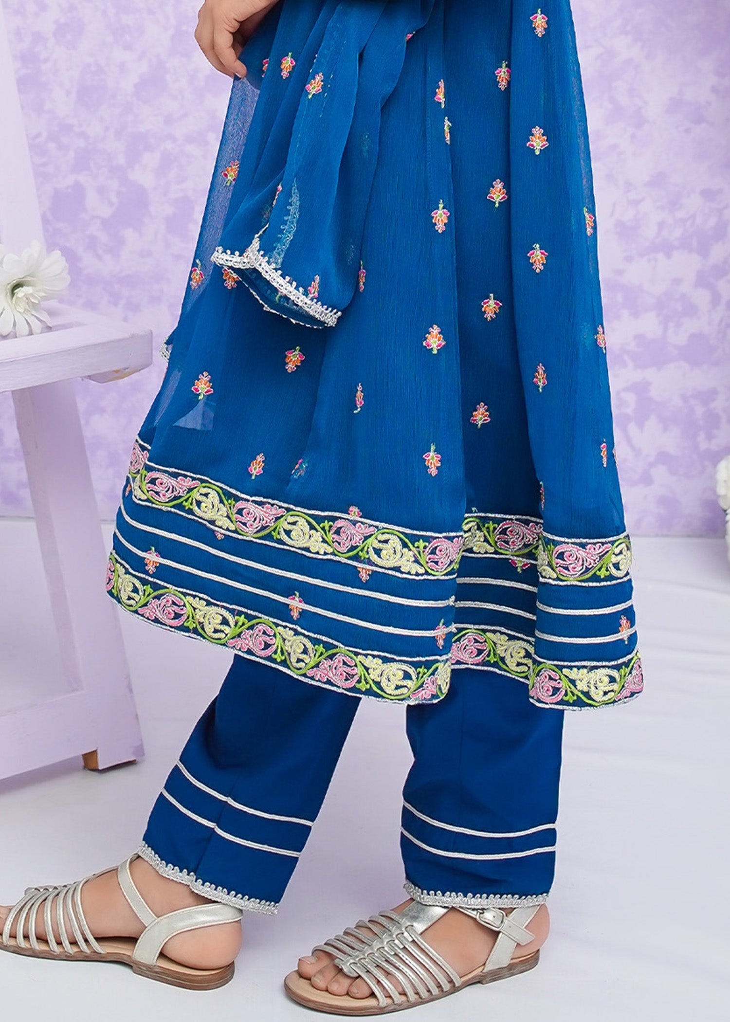 Modest Stitched 3 Piece Kids Festive Formals Edit-02 Collection'2024-Zooni