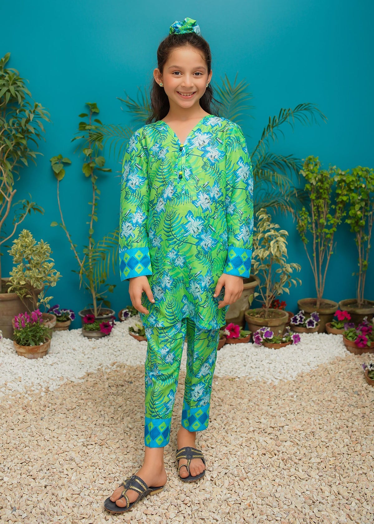 Modest Stitched 2 Piece Spring Summer Collection'2025-Tropical Bliss