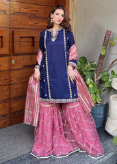 Modest Stitched 3 Piece Festive Edit Vol-02 Collection'2025-W289-Blu