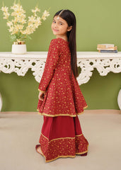 Modest Stitched 3 Piece Kids Festive Vol-01 Collection'2025-10140-Mar