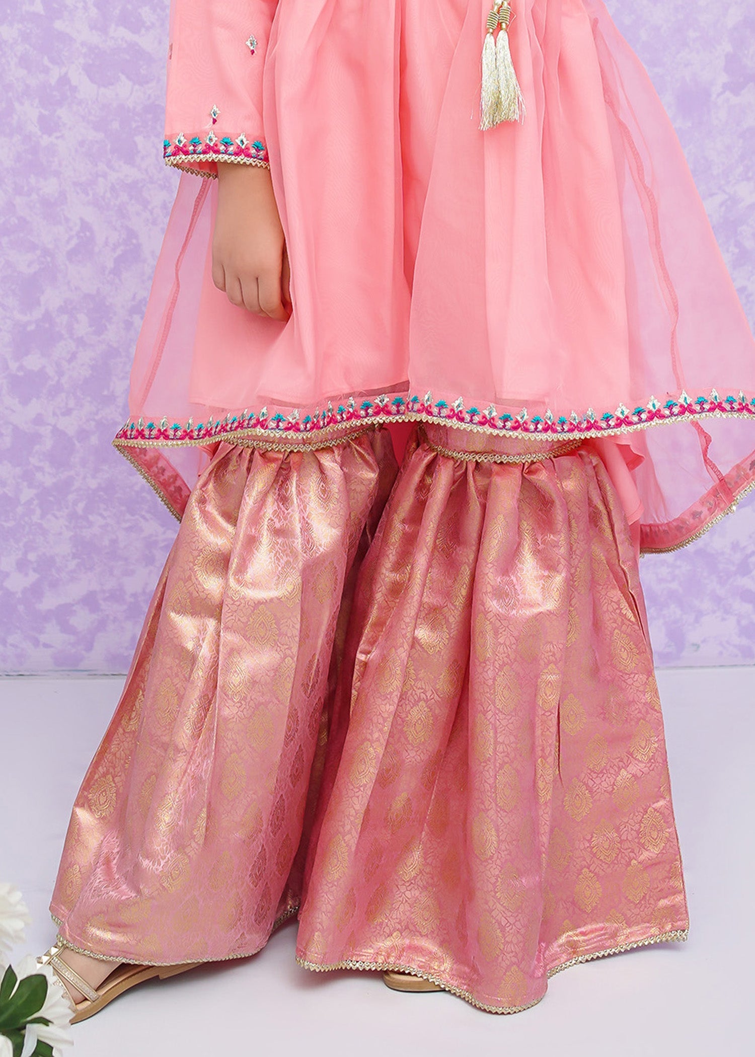 Modest Stitched 3 Piece Kids Festive Formals Edit-02 Collection'2024-Mah Hoor