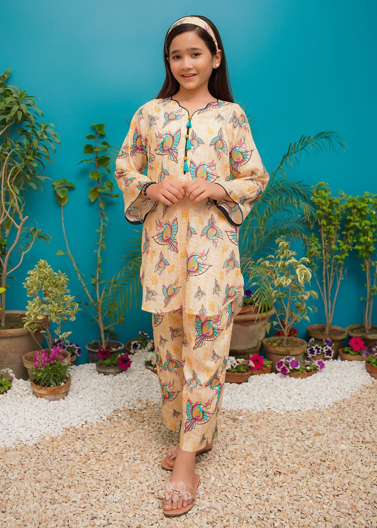 Modest Stitched 2 Piece Spring Summer Collection'2025-Soft Bloom