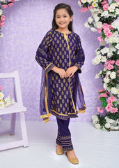 Modest Stitched 3 Piece Kids Festive Formals Edit-02 Collection'2024-Zareen