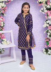 Modest Stitched 3 Piece Kids Festive Formals Edit-02 Collection'2024-Zareen