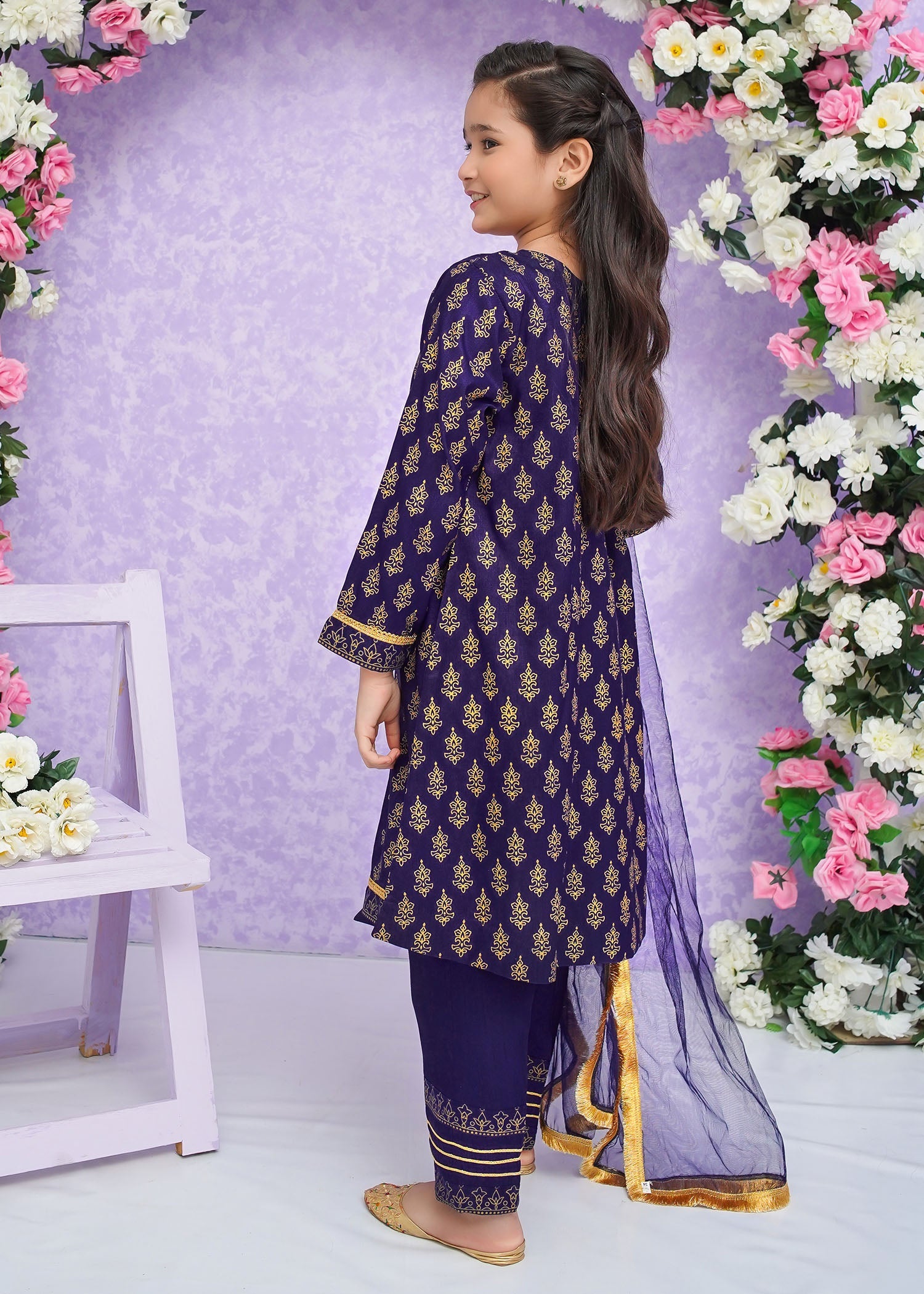 Modest Stitched 3 Piece Kids Festive Formals Edit-02 Collection'2024-Zareen