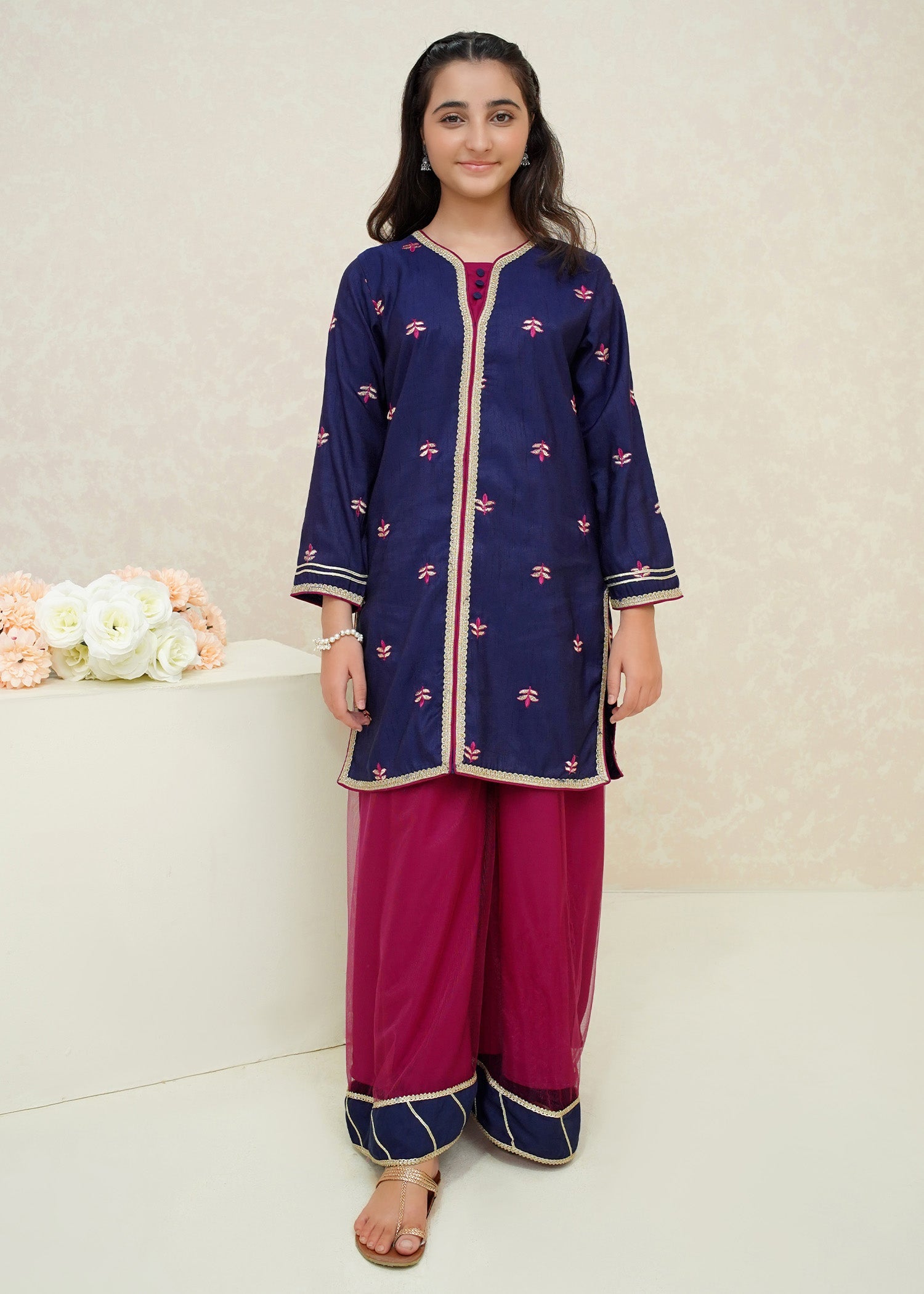 Modest Stitched 3 Piece Festive Collection-Kohinoor