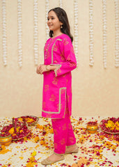 Gulzar By Modest Stitched 3 Piece Formals Collection'2025-8935-Pink