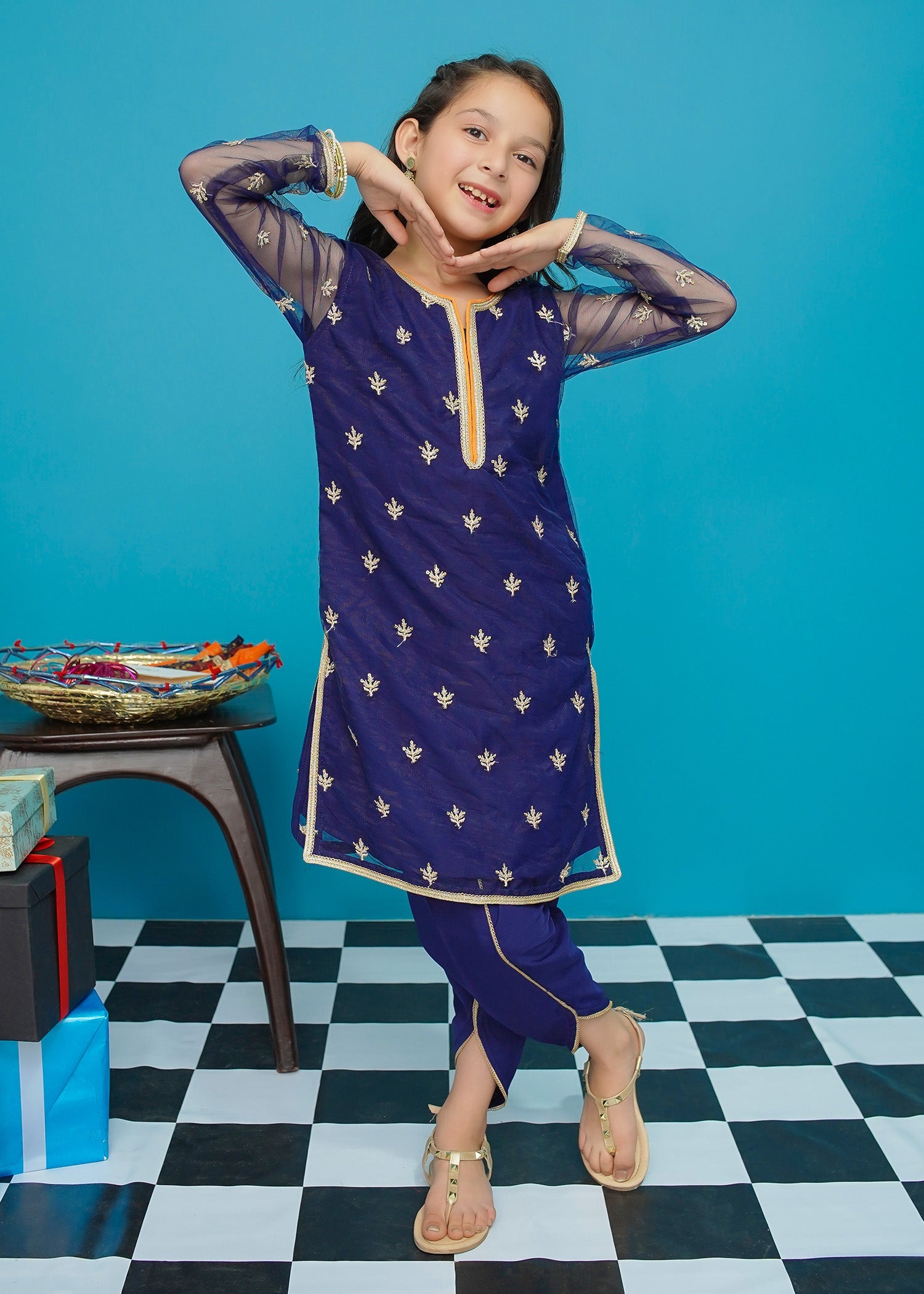 Modest Stitched 2 Piece Kids Festive Formals Edit-02 Collection'2024-Bulbul