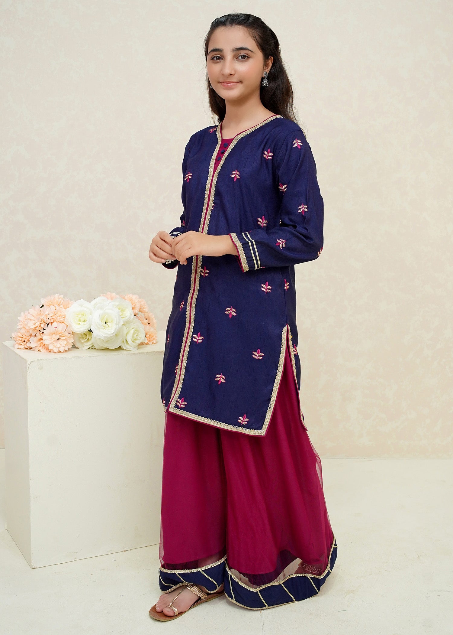 Modest Stitched 3 Piece Festive Collection-Kohinoor