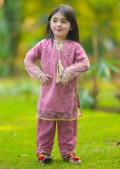 Little Girls By Modest Stitched 3 Piece Festive Collection'2024-Noor