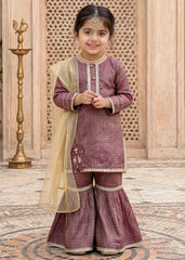 Modest Toddler 3 Piece Maysuri Gharara Suit-11420-Mgt