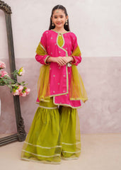 Modest Stitched 3 Piece Festive Edit Vol-02 Suit-9655-HPnk