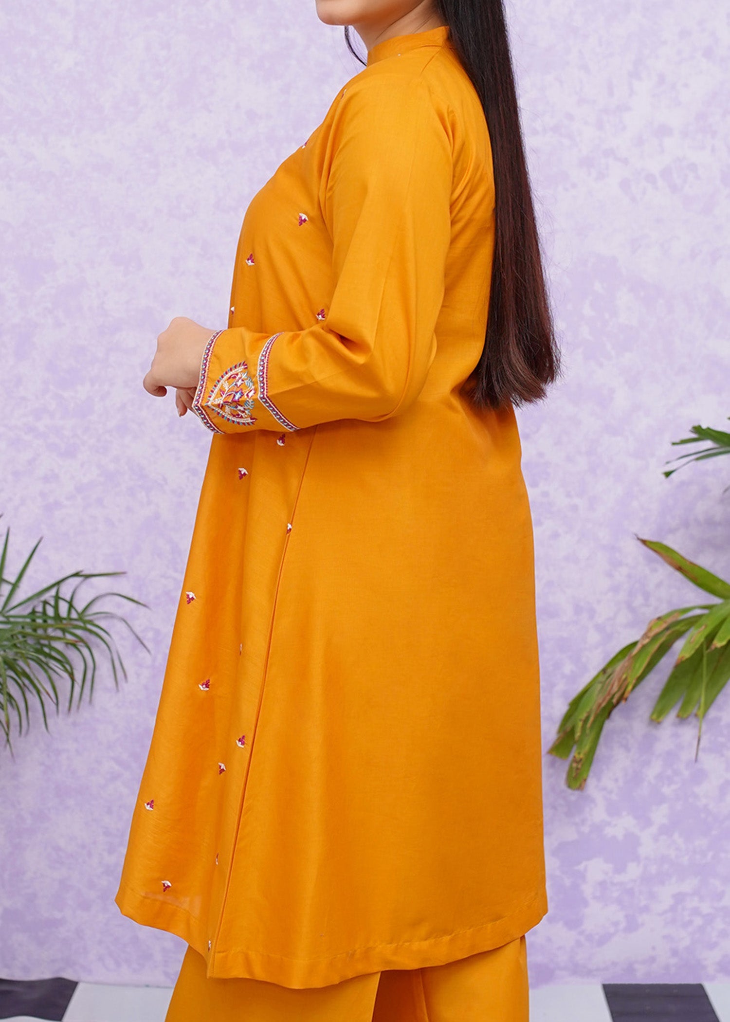 Modest Stitched 2 Piece Emb Cotton Collection'2024-D-8465