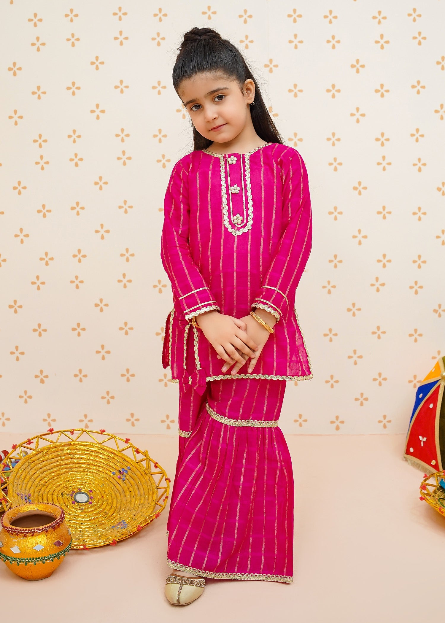 Eid Ka Andaaz By Modest Stitched 3 Piece Cotton Lawn Collection'2025-9540 Toddlers