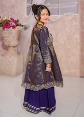 Modest Stitched 3 Piece Eid Edit Vol-02 Suit-10610-Blu