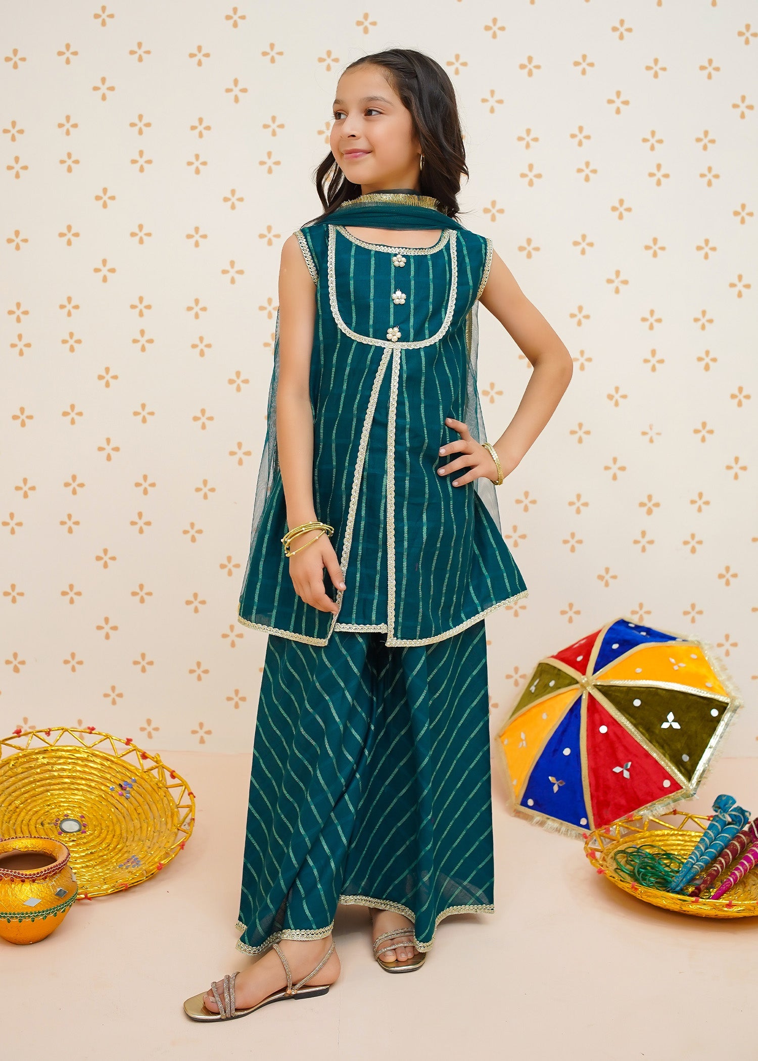 Eid Ka Andaaz By Modest Stitched 3 Piece Cotton Lawn Collection'2025-9530