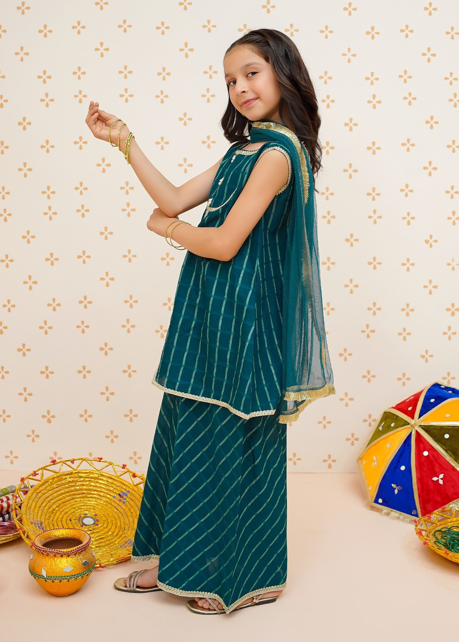 Eid Ka Andaaz By Modest Stitched 3 Piece Cotton Lawn Collection'2025-9530
