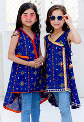 Modest Stitched Summer Kids Shirts Collection'2024-Zira