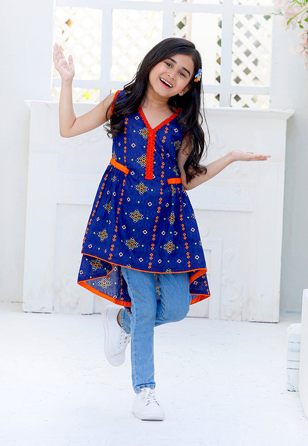 Modest Stitched Summer Kids Shirts Collection'2024-Zira