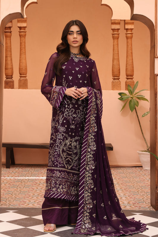 Afsana By Sheen Unstititched 3 Piece Formals Collection'2024-SL-06-Arzoo