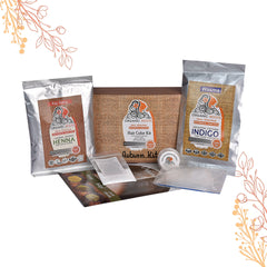 Organic Roots Auburn Hair Color Kit | Measured Ratios For Auburn Shade