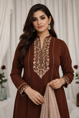 Madiha Gohar Stitched 3 Piece Suit-AYRA Pishwas
