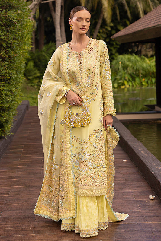 Zinnia By Faiza Saqlain Unstitched 3 Piece Luxury Lawn Collection-Azalea