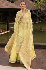 Zinnia By Faiza Saqlain Unstitched 3 Piece Luxury Lawn Collection-Azalea