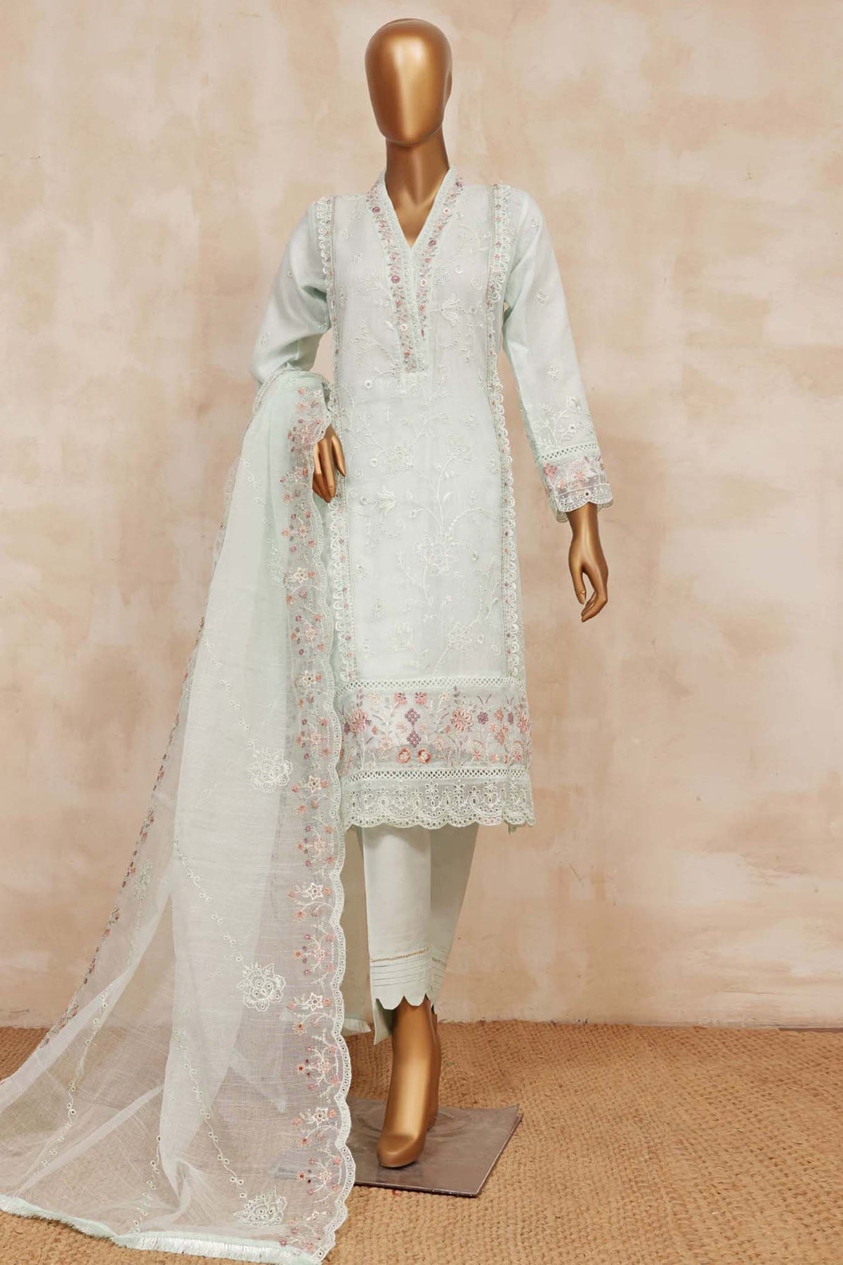 Mahpara by Sada Bahar Stitched 2 Piece Festive Formals Collection'2023-B-115-Ice