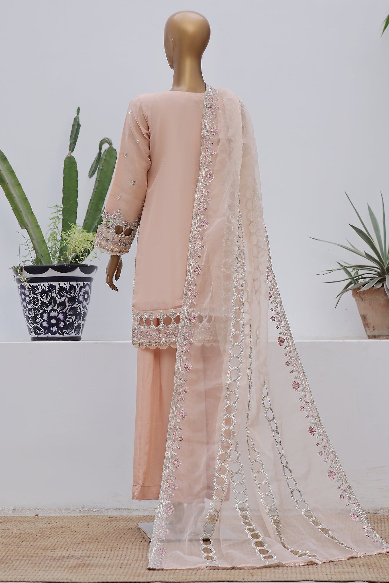 Sada Bahar Stitched 3 Piece Luxury Formals Collection'2024-B-22-Pink