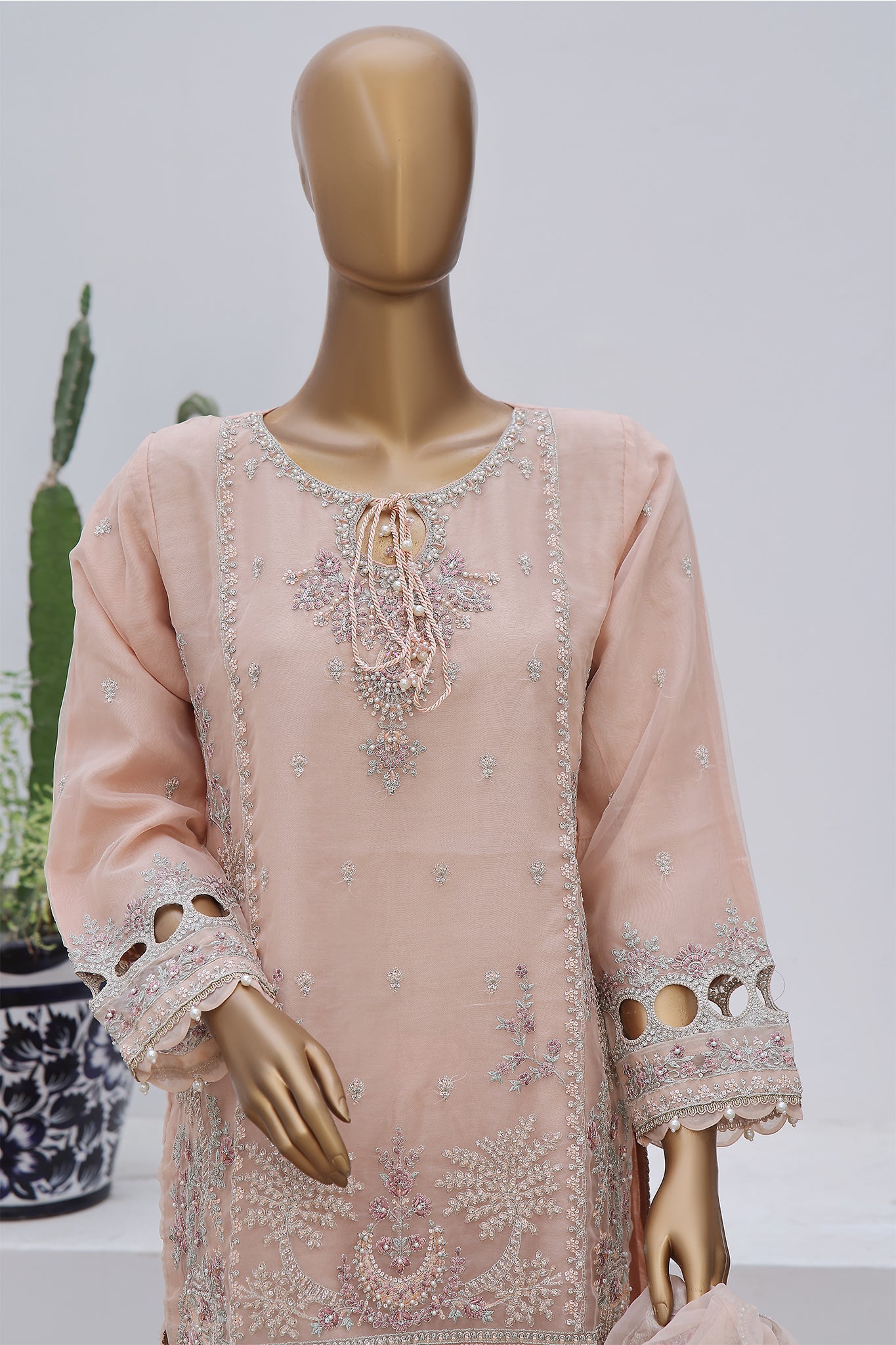 Sada Bahar Stitched 3 Piece Luxury Formals Collection'2024-B-22-Pink