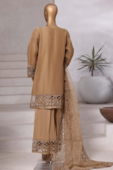 Mahpara By Sada Bahar Stitched 3 Piece Festive Formal Limited Edition Vol-03 Suit-B-32-CHIKO