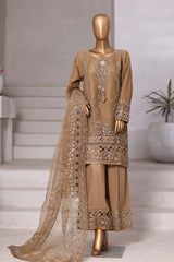 Mahpara By Sada Bahar Stitched 3 Piece Festive Formal Limited Edition Vol-03 Suit-B-32-CHIKO