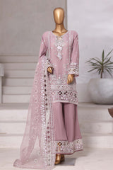 Mahpara By Sada Bahar Stitched 3 Piece Festive Formal Limited Edition Vol-03 Suit-B-32-PLUM