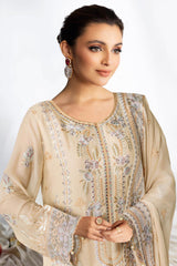 Sangeet by Ramsha Unstitched 3 Piece Chiffon Vol-04 Suit-B-402