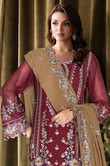 Sangeet by Ramsha Unstitched 3 Piece Chiffon Vol-04 Suit-B-403