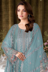 Sangeet by Ramsha Unstitched 3 Piece Chiffon Vol-04 Suit-B-407
