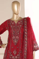 Mahpara By Sada Bahar Stitched 3 Piece Festive Formal Vol-03 Suit- B-40-MAROON