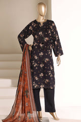 Sada Bahar Stitched 3 Piece Printed Lawn Vol-05 Suit-PR- 94B BLACK