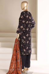 Sada Bahar Stitched 3 Piece Printed Lawn Vol-05 Suit-PR- 94B BLACK